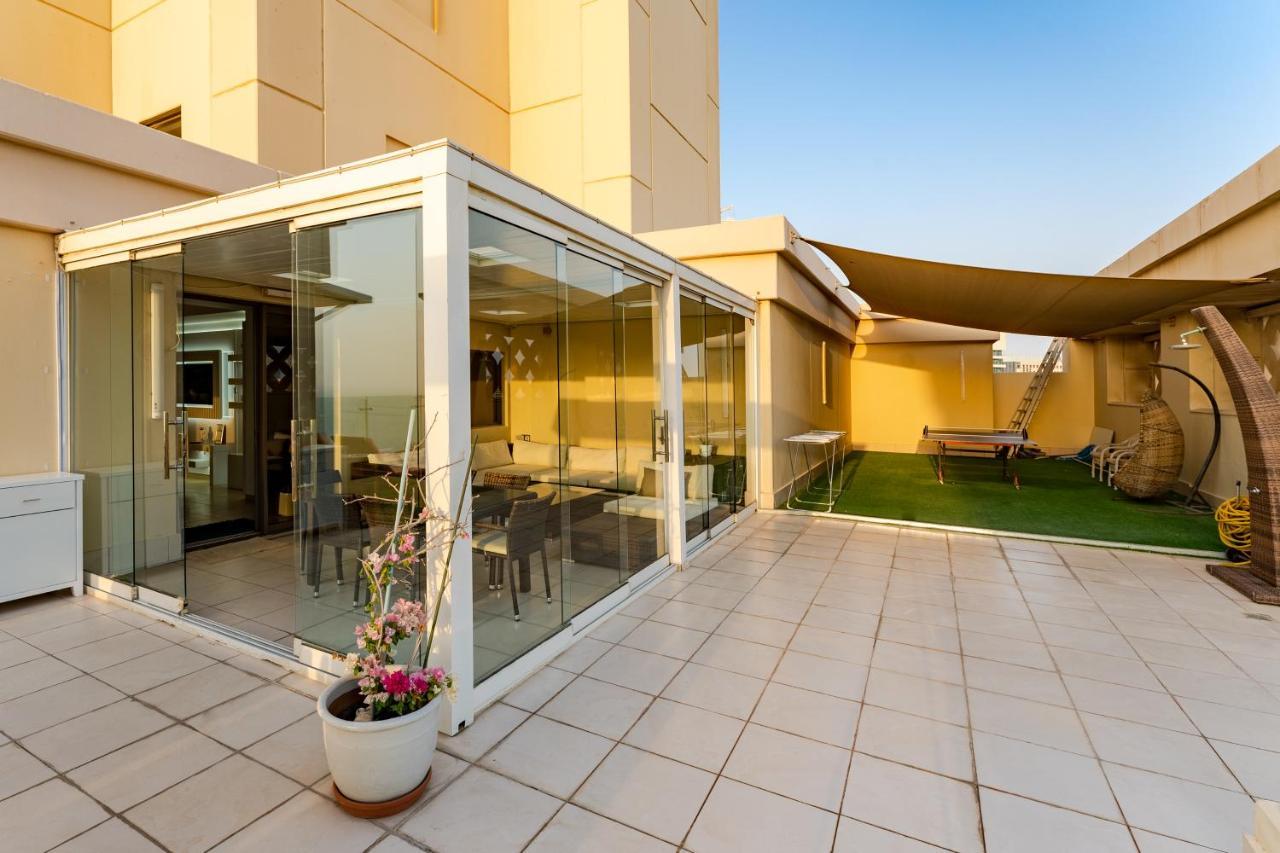 Jbr Penthouse With Terrace Pool Apartamento Dubai Exterior foto